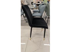 Стул на металлокаркасе Seda 1 blue / black / gold из шоурума 3