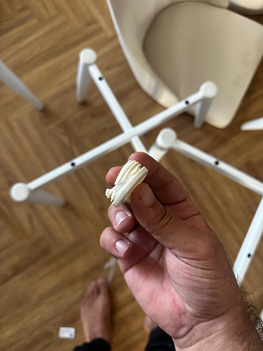 Стул на металлокаркасе Kora gray / black фото покупателя 380