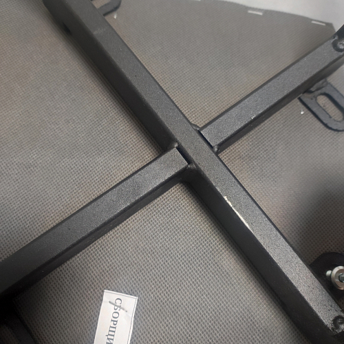 Стул на металлокаркасе Чилли К светло-серый велюр / черный каркас фото покупателя 219