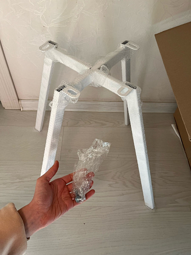 Комплект стульев Чилли 2 шт бежевый / черный фото покупателя 1149