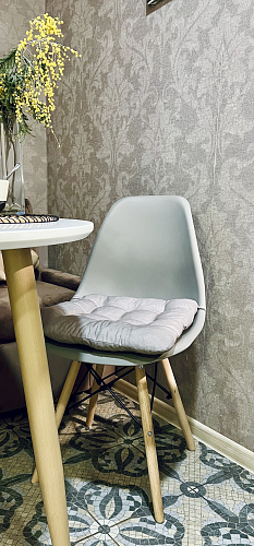 Пластиковый стул Eames PC-015 серо-голубой / дерево фото покупателя 36