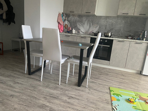 Деревянный стол Лота Лофт 140х80 дуб крафт табачный / черный матовый фото покупателя 271