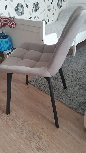 Стул на металлокаркасе Челси К крутящийся бирюзовый / черный фото покупателя 180