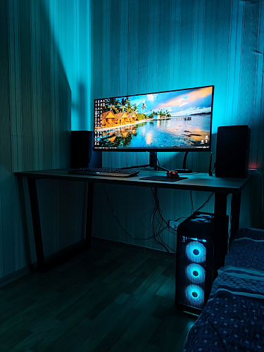 Деревянный стол Лота Лофт 120x75 дуб крафт табачный / черный матовый фото покупателя 792