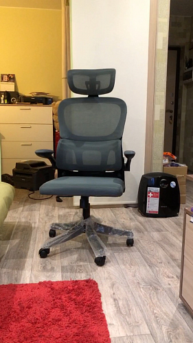 Компьютерное кресло Sprut темно-серый / черный фото покупателя 4