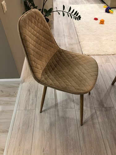 Стул на металлокаркасе Capri blue / white фото покупателя 80