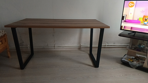 Стол раскладной Лота Лофт 120 25 мм юта / черный матовый фото покупателя 993