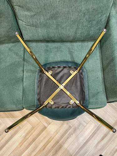 Стул на металлокаркасе Dabl 01 champagne / gold фото покупателя 124