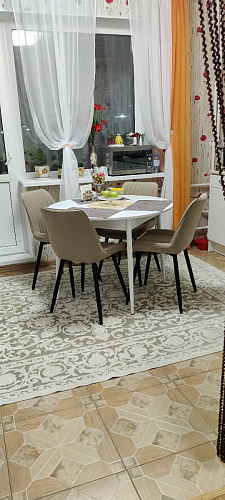 Стул на металлокаркасе Седа К латте / черный фото покупателя 159