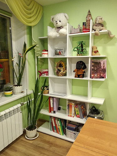 Стеллаж СТ-5 венге / беленый дуб фото покупателя 10