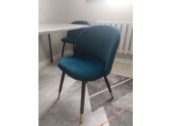 Стул на металлокаркасе Gabi 1 gray / black фото покупателя 204