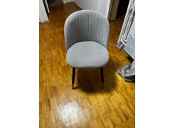 Стул на металлокаркасе Gabi 1 gray / black фото покупателя 132