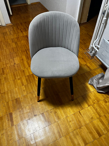 Стул на металлокаркасе Gabi 1 light purple / black фото покупателя 132