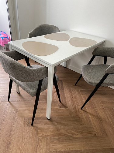 Стул на металлокаркасе Twin gray / black фото покупателя 2