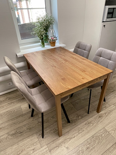 Стул на металлокаркасе Чилли К темно-серый (velutto 32) / черный фото покупателя 378