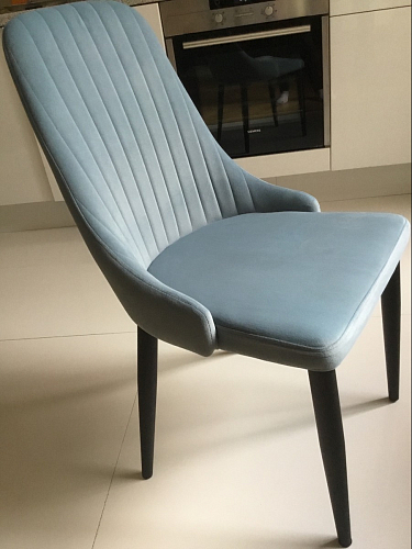 Стул на металлокаркасе Kora black / gray фото покупателя 230