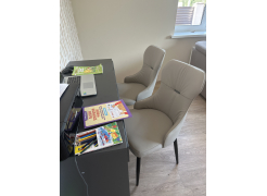 Стул на металлокаркасе Neli beige / black фото покупателя 1