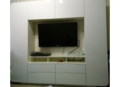 Готовая гостиная Румба белый / белый глянец  - Уцененный экземпляр фото покупателя 139