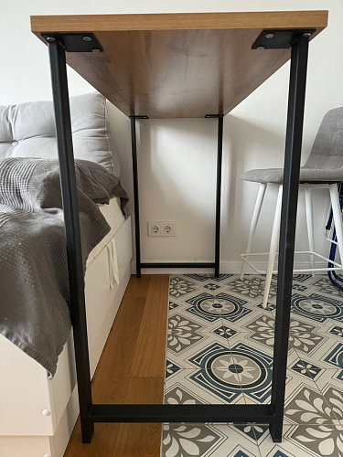 Барная стойка Дилан Лофт 120х60х110 бетон фото покупателя 160