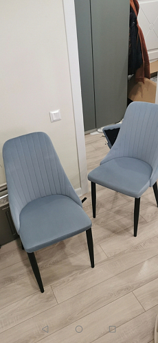 Стул на металлокаркасе Kora beige / black фото покупателя 472