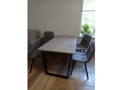 Стол Лота Лофт 120 25 мм сабия / черный матовый фото покупателя 910