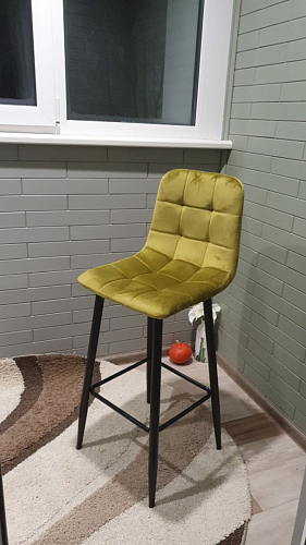 Барный стул Chio dark beige / black фото покупателя 3