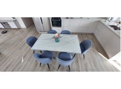 Стул на металлокаркасе Gabi gray / black фото покупателя 135