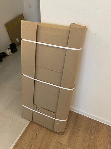 Письменный стол Леон Лофт черный матовый / дуб вотан фото покупателя 115