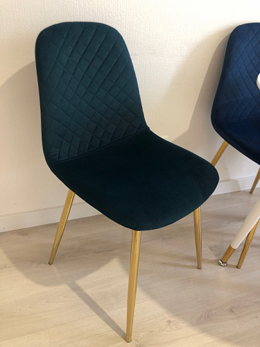 Стул на металлокаркасе Dabl 01 champagne / gold фото покупателя 124