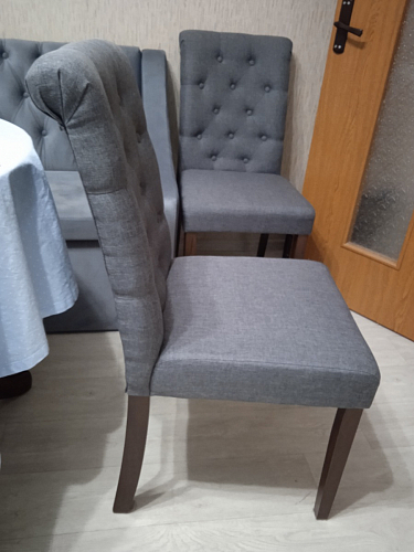 Стул Amelia dark walnut / fabric purple фото покупателя 9