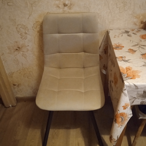 Комплект стульев Чилли 2 шт бежевый / черный фото покупателя 1203