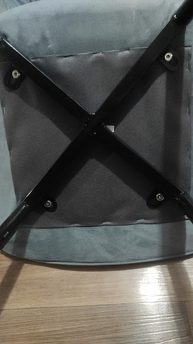 Стул на металлокаркасе Седа К латте / черный фото покупателя 319