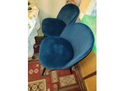 Стул на металлокаркасе Gabi blue / black фото покупателя 824