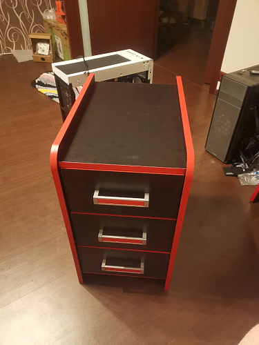 Тумба Ханна черная / красная - Уцененный экземпляр фото покупателя 88