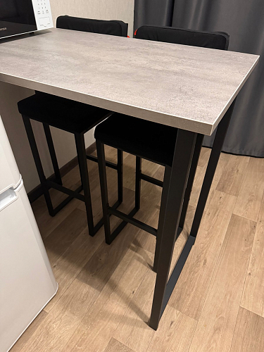 Барная стойка Дилан Лофт 120х50х90 бетон фото покупателя 185