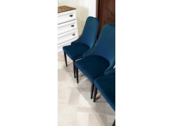 Стул на металлокаркасе Kora green / black фото покупателя 61