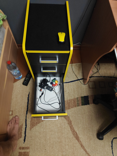 Тумба Ханна черная / красная - Уцененный экземпляр фото покупателя 151