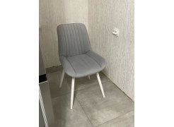 Стул на металлокаркасе Вейв светло-серый (hl 63) / 10К черный каркас фото покупателя 22