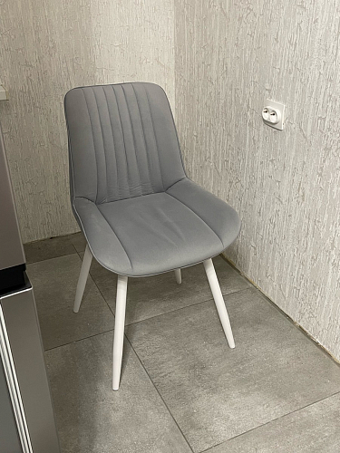 Стул на металлокаркасе Седа К латте / черный фото покупателя 22