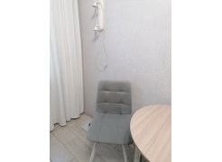 Стул на металлокаркасе Чилли синяя ткань / белый фото покупателя 310