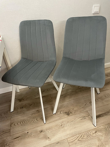 Стул на металлокаркасе Sling white / gray фото покупателя 5