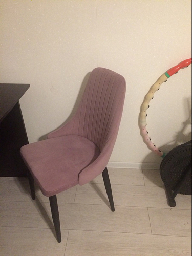 Стул на металлокаркасе Kora beige / black фото покупателя 40