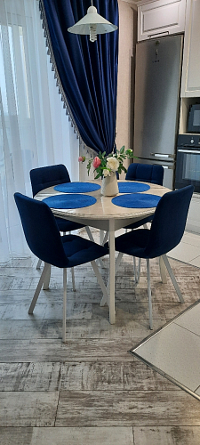 Комплект стульев Чилли 2 шт бежевый / черный фото покупателя 1068