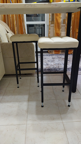 Барный стул Лофт линкольн белый / белый матовый фото покупателя 245