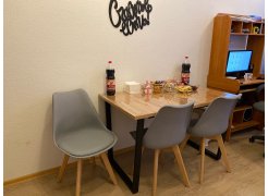 Стол Лота Лофт 140 25 мм юта / белый матовый фото покупателя 31