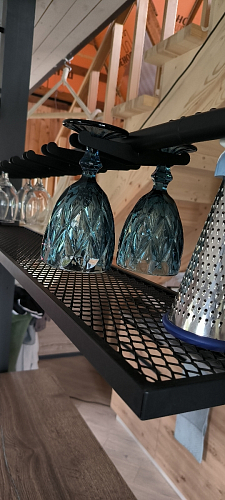 Барный стол Сари 120х50х171 дпк графит / черный фото покупателя 2