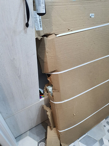 Письменный стол Битти Лофт 116х60х75 дуб вотан / белый матовый фото покупателя 40