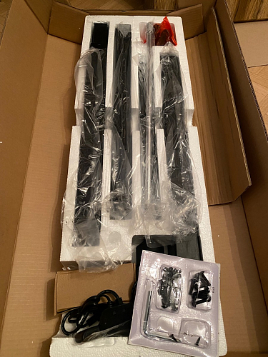 Компьютерный стол Маркос 140х80 тауп / черный фото покупателя 29