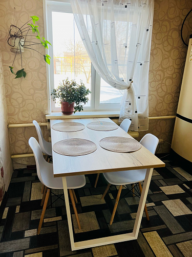 Стол Лота Лофт 120 32 мм бетон / черный матовый фото покупателя 112