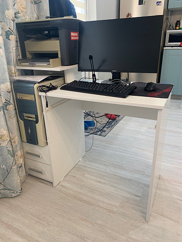 Компьютерный стол Джаз-24 правый дуб сонома фото покупателя 102